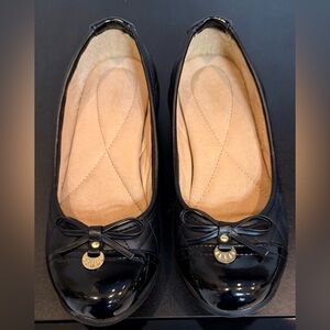 Jacklyn Smith Elegant Black Women's Flats Quilted Shoes sizes:6”